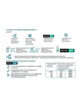 Кожный антисептик Мокси септ Moxie Sept (1 л)