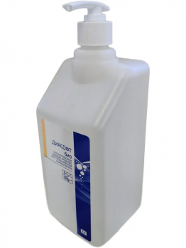Антисептическое антибактериальное мыло Диасофт био с дозатором (1 л)